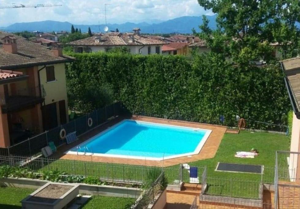 Апартаменты Casa Di Michela A Sirmione Con Piscina Экстерьер фото